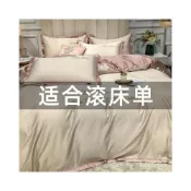 (店+)水洗真絲床包被冰絲床包四件組 透氣涼感雙人床單枕套 滑順裸睡感簡約北歐風 夏季親膚被套組 滿額折抵．免運