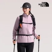 The North Face北面女款粉色保暖立領抓絨外套｜8FJU0SO