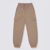 【VANS】官方旗艦 Winter Lifestyle City 卡其色運動長褲