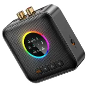 (店+)【Kamera 佳美能】M10 Pro+ 藍牙音頻接收器 發射器 車用音響 電視 AUX RCA USB 藍牙5.2 aptX 免持通話