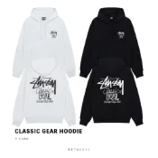 (店+)【STUSSY】Stussy 25FW CLASSIC GEAR HOODIE 秋冬 帽T 長袖 字體 連帽T