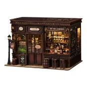 【LGS 熱購品】DIY模型 轉角小酒館 (DIY模型/小夜燈/木製/玩具/拼圖/拼裝/夜燈/益智/禮物/生日禮物)