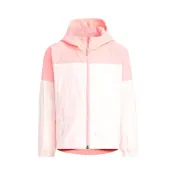 (店+)【adidas 愛迪達】ADIDAS 外套 LK CE WV JKT 粉紅色 休閒 連帽外套 童裝 JN9569