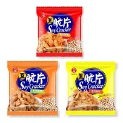 【米樂小鋪】九福 豆脆片 日式醬燒 韓式泡菜 法式起士 25g 菜脯餅 原味 芥未