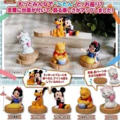 風之谷玩具 T-ARTS 扭蛋 轉蛋 迪士尼 坐姿 迪士尼坐姿公仔 米奇 維尼 瑪莉貓 白雪公主 布魯托 全5種 整套販售