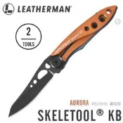 台中工具老爹 美國製 LEATHERMAN SKELETOOL KB #833568 歐若拉 平刃折刀