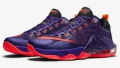 S.G NIKE LEBRON 12 LOW EP Court Purple 紫庭 低筒 3M反光 724558-565