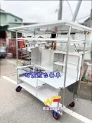 萬豐餐飲設備 全新 176X85X80/190煎台餐車/造型餐車/早餐餐車/車仔台/攤車/餐車/訂製餐車
