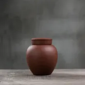 臺灣出貨 紫砂 迷你 便攜 茶葉罐 小茶倉 醒茶罐 散裝 家用 茶道 空罐 中式 小號 送禮必備