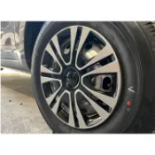 14吋 專用 銀黑色 汽車輪圈蓋 鐵圈蓋 四入裝 仿鋁圈樣式 輪框蓋 保護蓋 汽車輪胎蓋