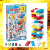 エポック社(EPOCH) 哆啦A夢 樂高塔遊戲10 ST標誌認證 4歲以上 玩具 遊戲 遊玩人數：2~4人 EPOCH