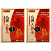 (店+)韓國 高麗人蔘顆粒茶3公克X100包/盒x2盒(韓國原裝進口)