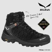 【SALEWA 義大利】ALP TRAINER 2 MID GORE-TEX 登山鞋 女 黑｜中筒多功能戶外鞋防水健行鞋