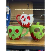 奧司玩具 毒蘋果 馬克杯 白雪公主 snow White 童話故事 毒蘋果陶瓷杯 紅綠配色 迪士尼迷的夢幻收藏品