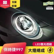 芒果名品 【老款煥新】保時捷911大燈 997大燈總成 改裝大燈 氙氣大燈 LED大燈 雙光透鏡 專用05-08款 無損安裝 亮度升級