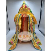 〔歡喜佛具〕一尺六女神鳳袍  凸繡  神明衣｜媽祖  九天玄女  瑤池金母  王母娘娘