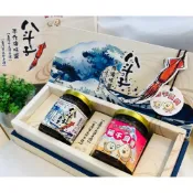 (店+)心干寶貝-海洋禮盒(幸福干貝醬+八斗子小卷醬)170g