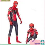 角色扮演服裝蜘蛛人衣服蜘蛛人連體衣萬聖節服裝大人cos動漫服裝鋼鐵蜘蛛俠3立體眼睛印花全包緊身衣演服裝