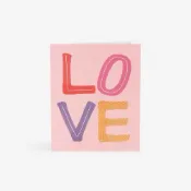 [Day's select] LOVE簡約小卡片 情人節小卡 告白送禮 包裝裝飾卡 生日禮物小卡 彩色卡片