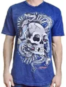 Ed Hardy SNAKE SKULL V 領 短袖T恤 美國購入 保證原廠正品 S  全新 現貨