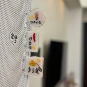 扛棒 招牌 台灣小吃冰箱貼 磁鐵 珍奶雞排臭豆腐 觀光伴手禮