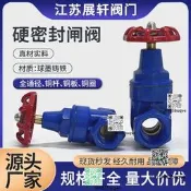 鑄鐵硬密封閘閥內羅紋銅杆消防誰館彈性座封閥門絲扣開關閘閥4紛