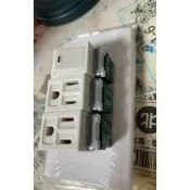 國際牌 一開二插座 牙色 組合品
