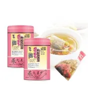 【蔘大王】台灣銅鑼菊花枸杞決明子茶包X2組（6gX10入/組）長效期版(3D立體茶包 銅鑼杭菊枸杞茶 3C守護茶)