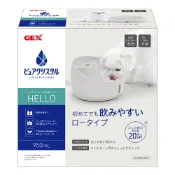 日本GEX《GEX HELLO 犬用飲水器-950ml》獸醫師推薦/狗增加喝水/尿路健康/腎臟健康/飲水機/電動循環
