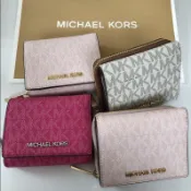 ♡現貨♡Michael Kors/ MK /全開式 /拉鍊短夾/女生短夾/三折皮夾/日本代購/正品