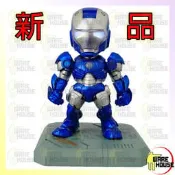￥儲藏室￥-藍色SD版Q版夜光鋼鐵人 公仔MK3IRONMAN 眼部聲控發光版 復仇者聯盟 130460