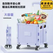 君源優品 購物車 買菜車 小拉車 摺疊購物車 輕便便攜小推車 家用手拉車 平板車 手拉車 買菜車 手推車 露營推車 野餐車 拉貨車 購物車
