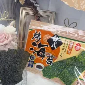 🏆隔日到貨🏆任選6送1現貨 上豐 台式烤海苔 快速出貨 片烤海苔 厚切海苔 椒鹽 醬燒 兩種口味