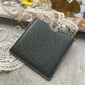 中古正品 LV 真皮皮革套 罕有磁碟套 90年代 卡夾 短夾兩用