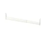 【IKEA 宜家家居】BOAXEL 可調式吊衣桿，白色，20-30 公分