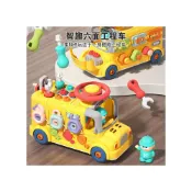 (店+)媽媽買 六面拆裝工程車 兒童拆裝玩具 多功能工程車 六面玩法 螺絲工具組 益智工程車 親子互動玩具