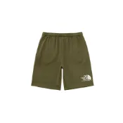 (店+)【The North Face】北面THE NORTH FACE Urban Exploration SS22 純色logo印花透氣休閒短褲 男女同款情侶款 綠色