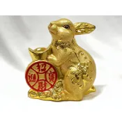 招財金兔 兔陶瓷撲滿 陶瓷撲滿 撲滿 陶瓷存錢筒 兔 年節擺設  拜年禮品 生肖 紀念品 新年禮物