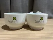 ~全新 小草 小碗／蒸蛋杯