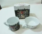 全家 Let's cafe 加藤真治小紅帽與野狼系列 /雙杯組 / 黑森林款 