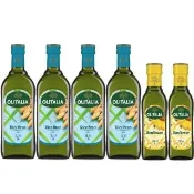 【Olitalia 奧利塔】玄米油1000mlx4瓶(+頂級葵花油250mlx2瓶-禮盒組)