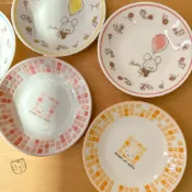 🐯虎虎食器🐯 日本製 miffy米飛 小熊學校jackie 正版授權輕量四寸碟皿盤