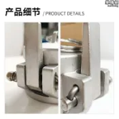 吉宅良品 不鏽鋼快速接頭304液化氣油罐車配件KJA/KJB瓦斯管道安全彈簧