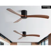 大風力工業無燈電風扇商用餐廳客廳復古家用風扇吸頂吊扇 ZDZM