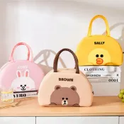 (店+)LINE 便當袋  熊大 莎莉 兔兔 保溫包 保冷袋   野餐手提袋 手提袋 便當袋