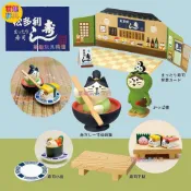 免運🔥日式貓咪雜貨壽司店 微縮場景娃娃屋玩具 拍攝道具家居裝飾小禮品 兒童女孩公主過家家玩具禮物