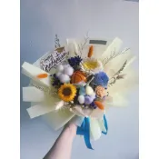 NICE DAY 球類花束 花束 員林店 畢業花束 小熊花束 乾燥花束 滿天星花束 永生花 母親節花束 畢業小熊