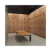 (店+)木質更衣櫃洗浴中心游泳池健身房浴室櫃子美容院瑜伽館醫院儲物櫃