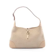 【DOKODEMO】【二手】Gucci GUCCI 單肩背包 Kandinsky G Logo 壓花 001 4057 米色絨面革 Jackie 女士單背包