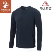 【Wildland 荒野 男 P/G體表舒適調節機能衣《深藍》】P2662/中層衣/衛生衣/排汗衣/保暖/悠遊山水